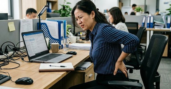 5 bài tập đơn giản giúp giảm đau lưng, cứng khớp do ngồi lâu