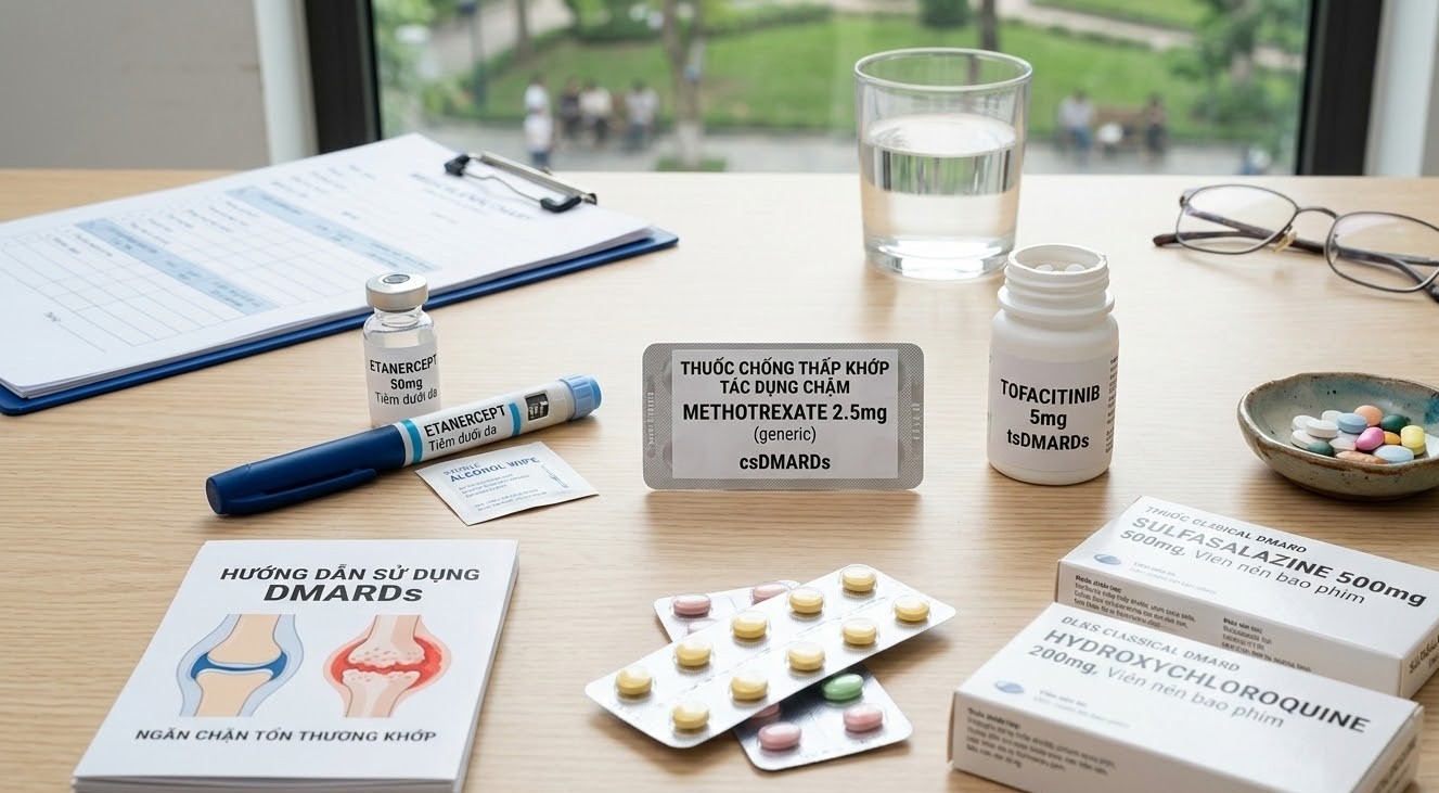 Dùng thuốc điều trị viêm khớp dạng thấp: Những điều người bệnh cần biết- Ảnh 3.