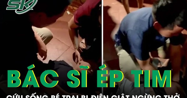Bác sĩ ép tim cứu sống bé trai bị điện giật ngừng thở trên bãi biển