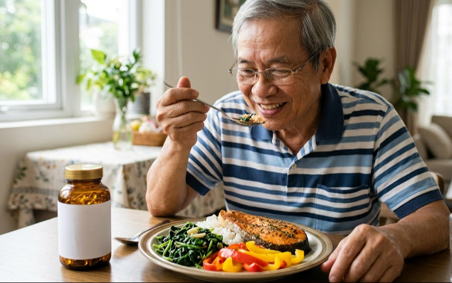 3 lợi ích khi người cao tuổi bổ sung omega-3- Ảnh 1. 3 lợi ích khi người cao tuổi bổ sung omega-3- Ảnh 1.