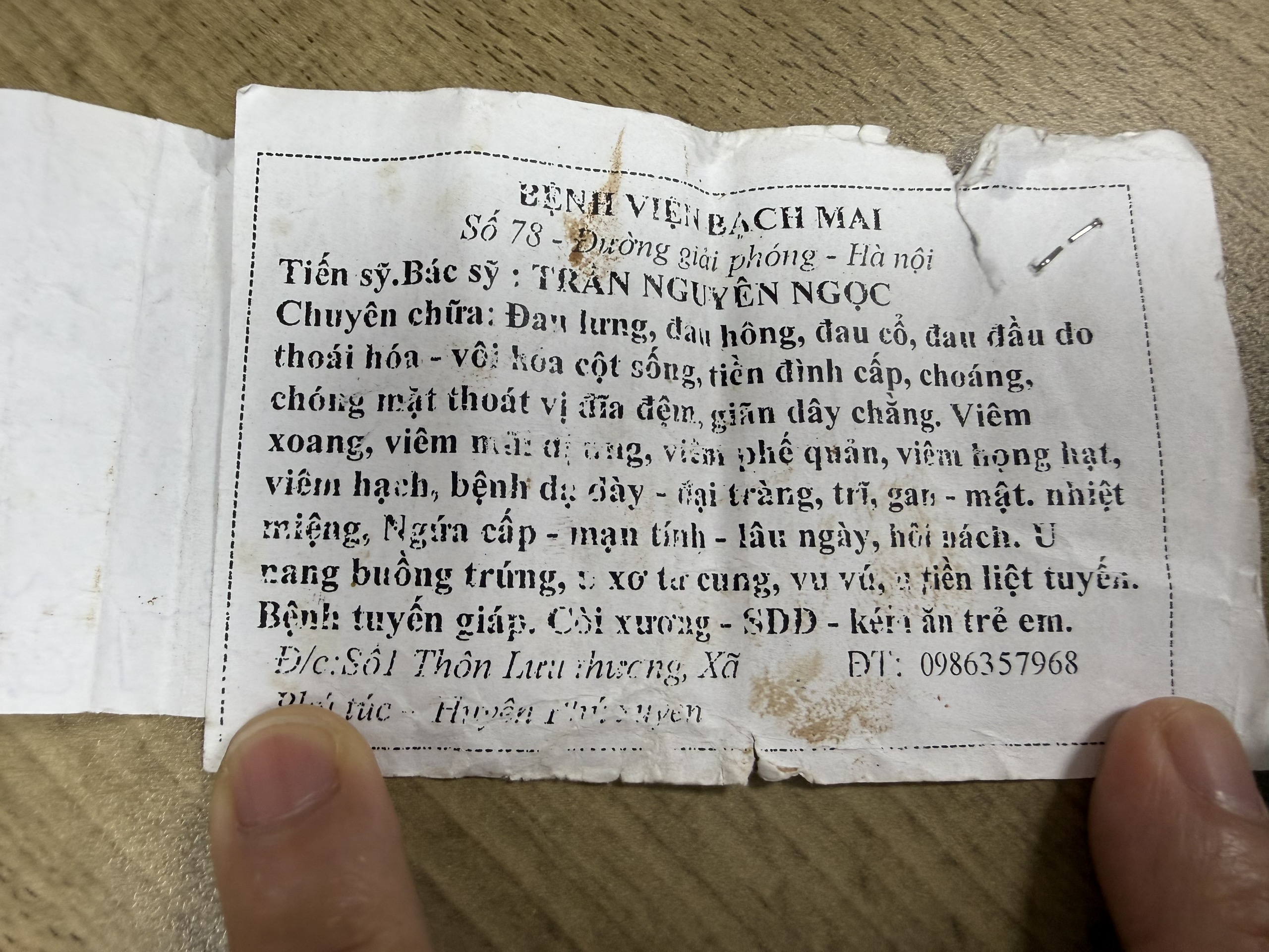 Cảnh báo mạo danh bác sĩ Bạch Mai tiêm thuốc khiến người bệnh gặp biến chứng- Ảnh 2. Cảnh báo mạo danh bác sĩ Bạch Mai tiêm thuốc khiến người bệnh gặp biến chứng- Ảnh 2.