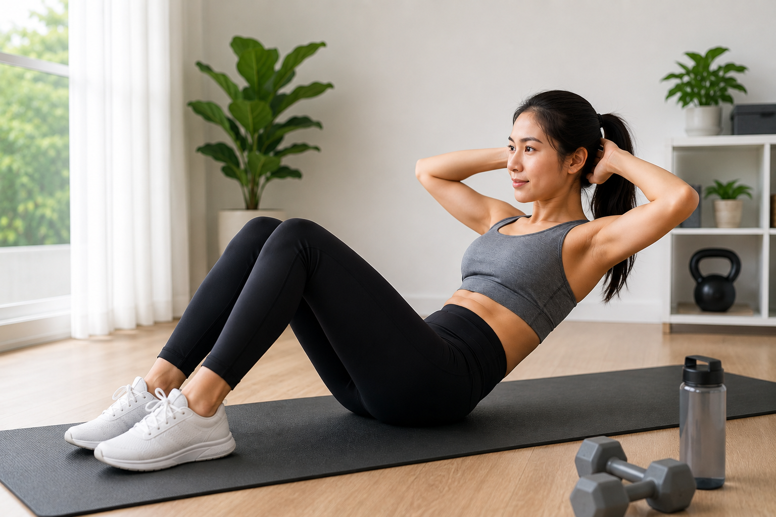 Tập cơ bụng có giúp làm giảm mỡ vùng eo?- Ảnh 2.