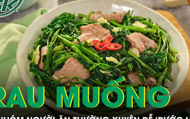 5 nhóm người dễ ‘rước họa’ nếu ăn rau muống thường xuyên
