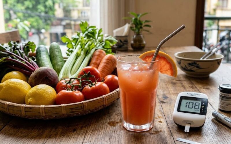 8 loại nước ép có hàm lượng đường thấp, giàu vitamin