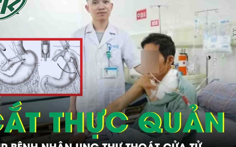 Người đàn ông phải cắt thực quản để điều trị ung thư