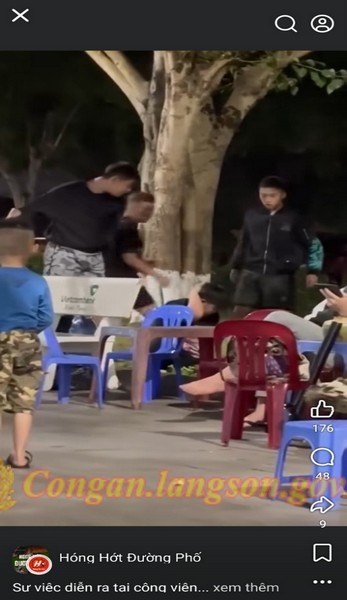 20260505093046244-17779795495731558639117 Từ clip vụ đánh người tại Công viên Chi Lăng, 3 thanh niên bị khởi tố- Ảnh 1.