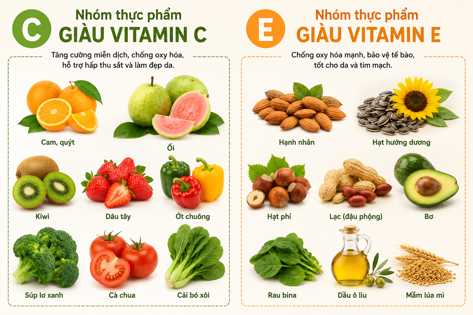 nhom-thuc-pham-chong-mat-nang-1779421360213661494876 Ăn và uống gì để hạn chế da bắt nắng trong ngày hè?- Ảnh 1.