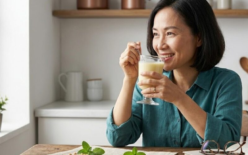 5 lý do phụ nữ tuổi 40 nên uống sữa đậu nành để trẻ hoá da