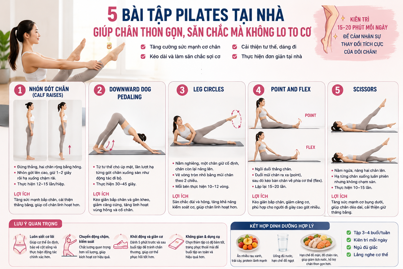tap-pilates-tai-nha-17794227556141878166883 5 bài tập Pilates tại nhà giúp chân săn chắc mà không lo to cơ- Ảnh 1.