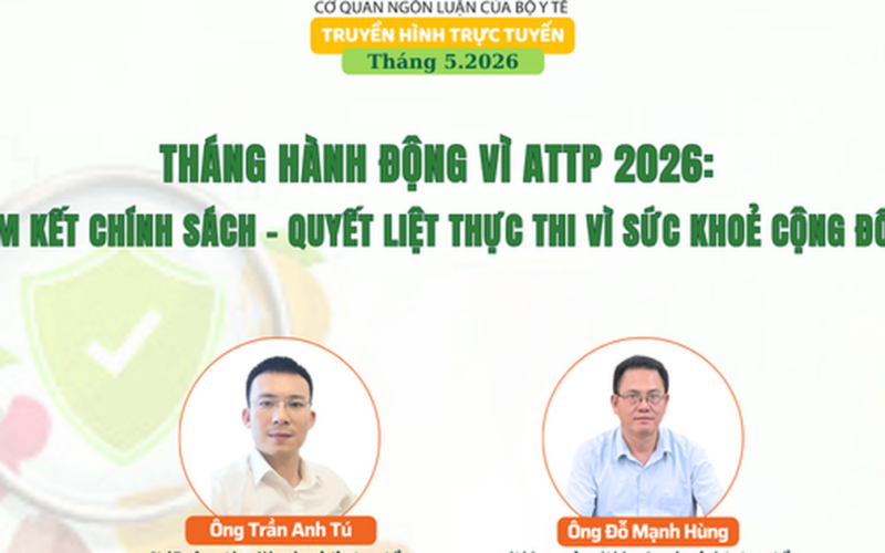 TRUYỀN HÌNH TRỰC TUYẾN: Cam kết chính sách quyết liệt thực thi vì sức khỏe cộng đồng