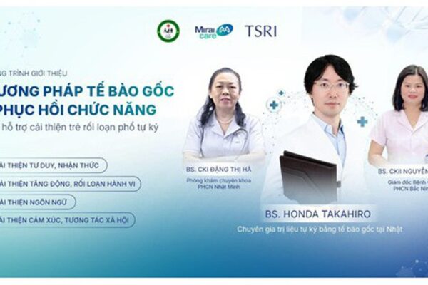 Cơ hội cải thiện cho trẻ tự kỷ nhờ kết hợp giữa phương pháp tế bào gốc và phục hồi chức năng