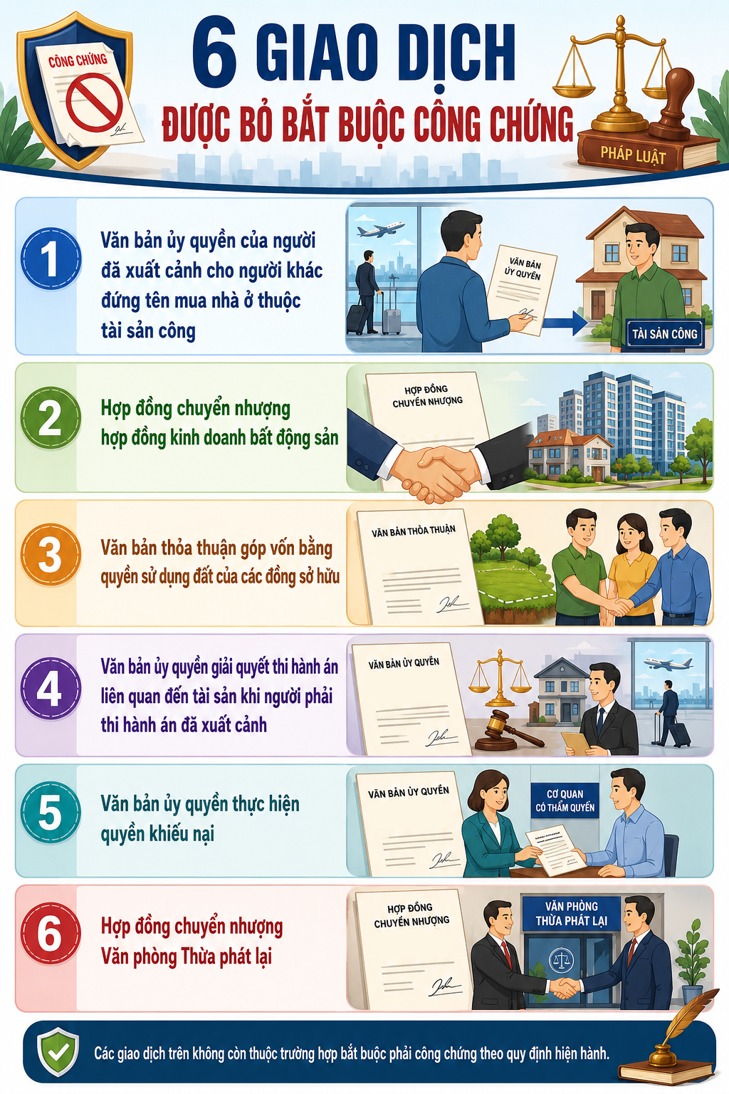 Bỏ bắt buộc công chứng với 6 giao dịch- Ảnh 1.