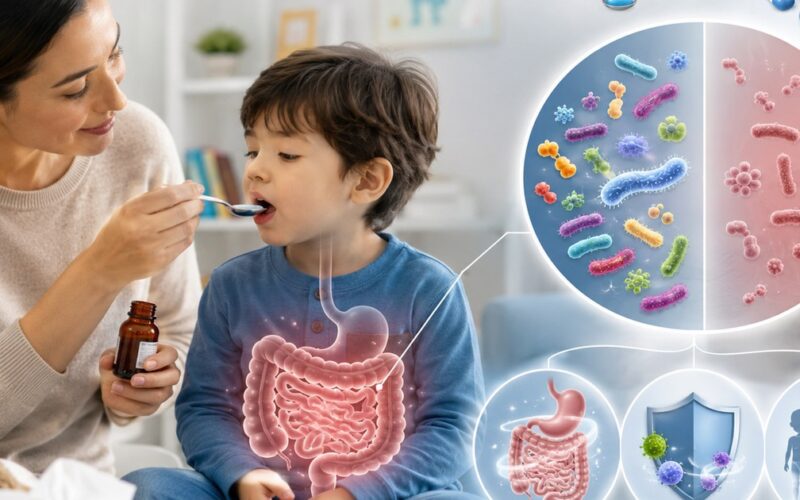 Hệ vi sinh đường ruột và ánh sáng xanh có thể gây béo phì ở trẻ