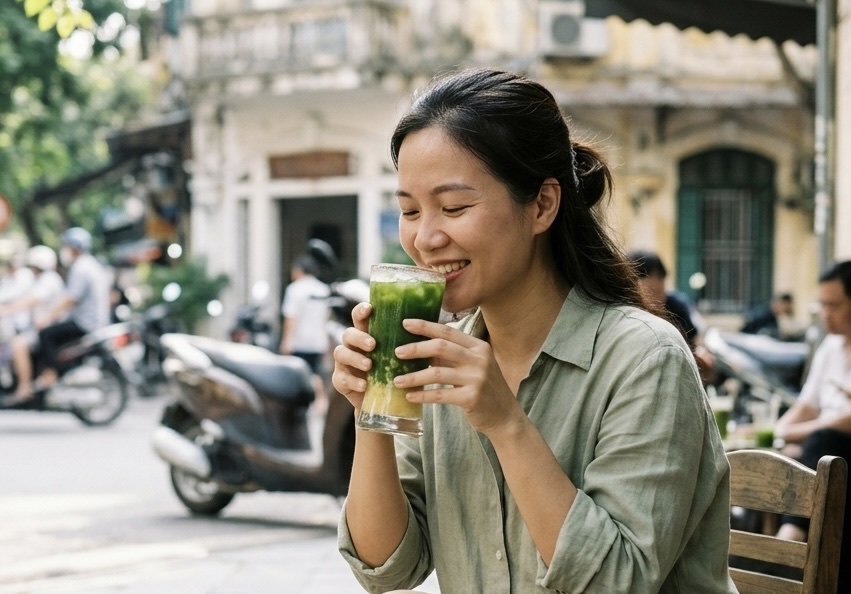 Bí quyết làm nước rau má đậu xanh giải nhiệt mùa hè- Ảnh 1.