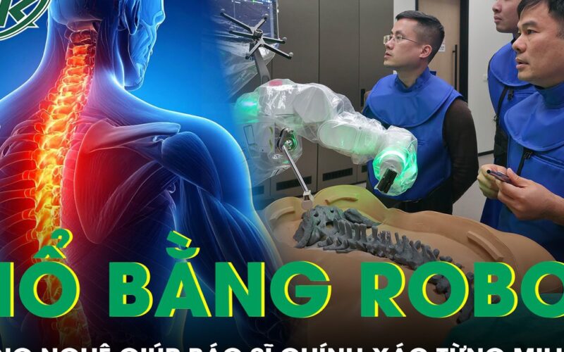Phẫu thuật cột sống bằng robot giúp bác sĩ ‘chuẩn xác đến từng milimet’