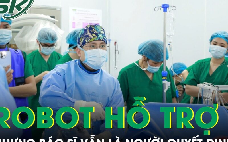 Robot hỗ trợ mổ cột sống, công nghệ hiện đại nhưng bác sĩ vẫn là người quyết định