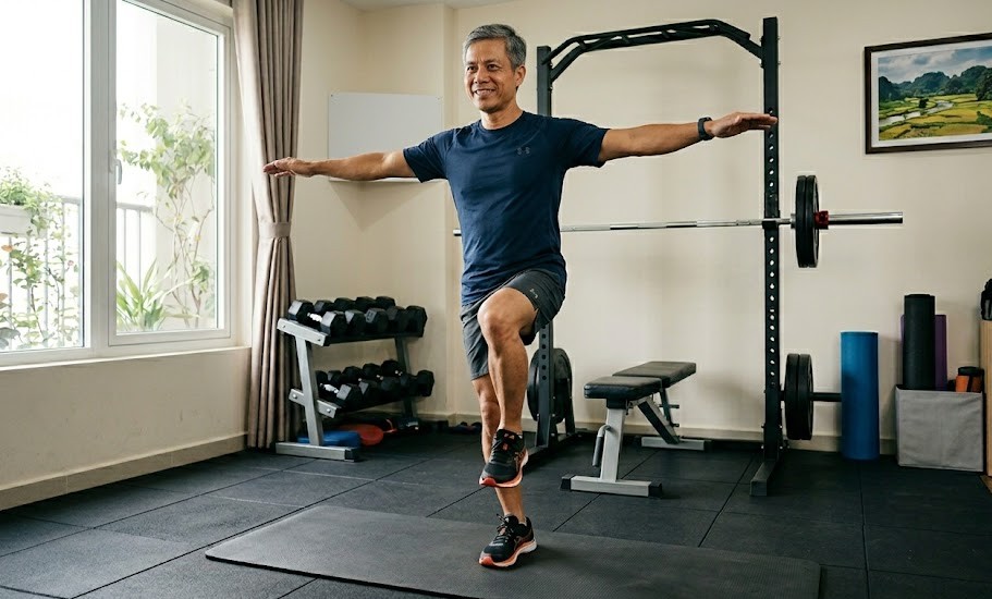 Không cần chạy bộ, 4 bài tập tại nhà này vẫn giúp tăng sức bền sau tuổi 55 - Ảnh 2.