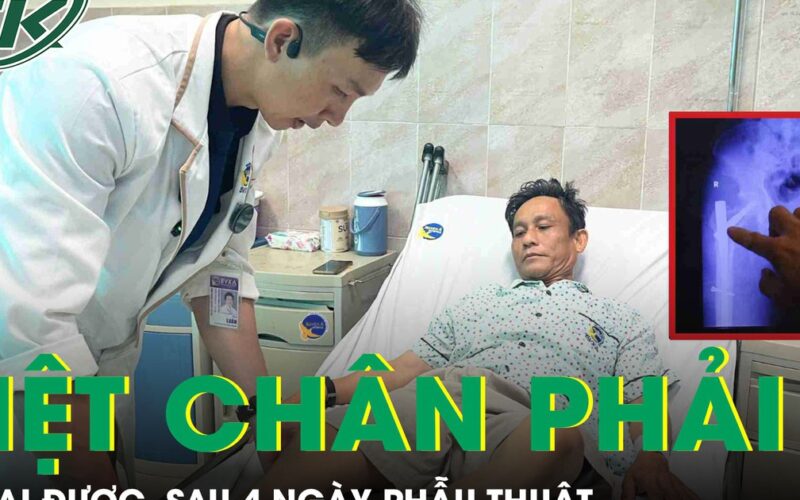 Ngã từ trên xe tải, bệnh nhân may mắn thoát nguy cơ liệt chân nhờ kỹ thuật đóng đinh chống xoay PFNA