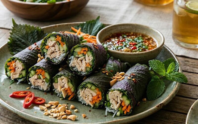 5 món ăn ngon đẹp da, chống lão hóa từ lá tía tô